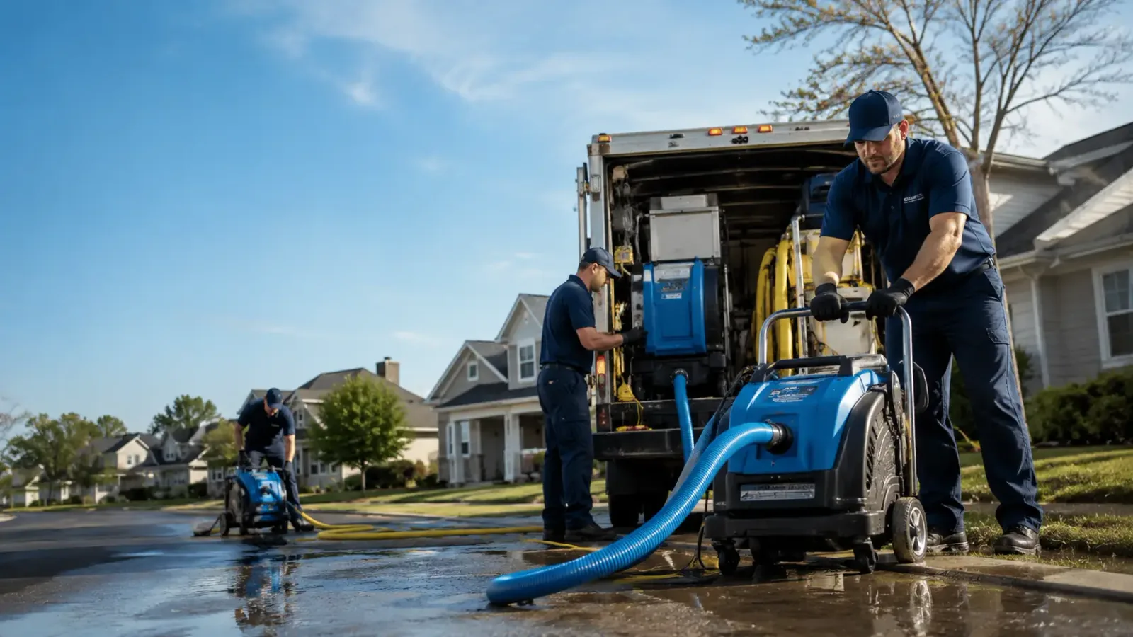 Flood Damage Cleanup in Fort Bridger, WY